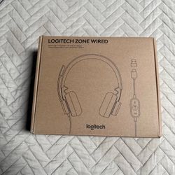Logitech Zone Wired USB-C Noise-Cancelling Headset with USB-A Adapter