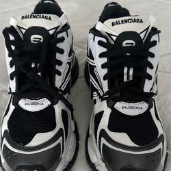 Black And White Balenciaga  Runners 
