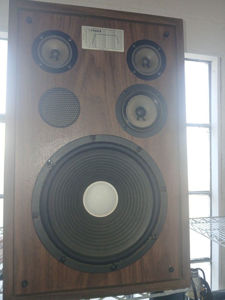 "PAIR OF FISHER SPEAKERS"
