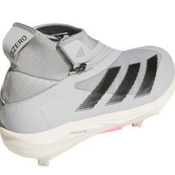 Brand New Adidas Adizero Impact+ Mid Grey Black Metal Baseball Cleats Men Size 10.5
