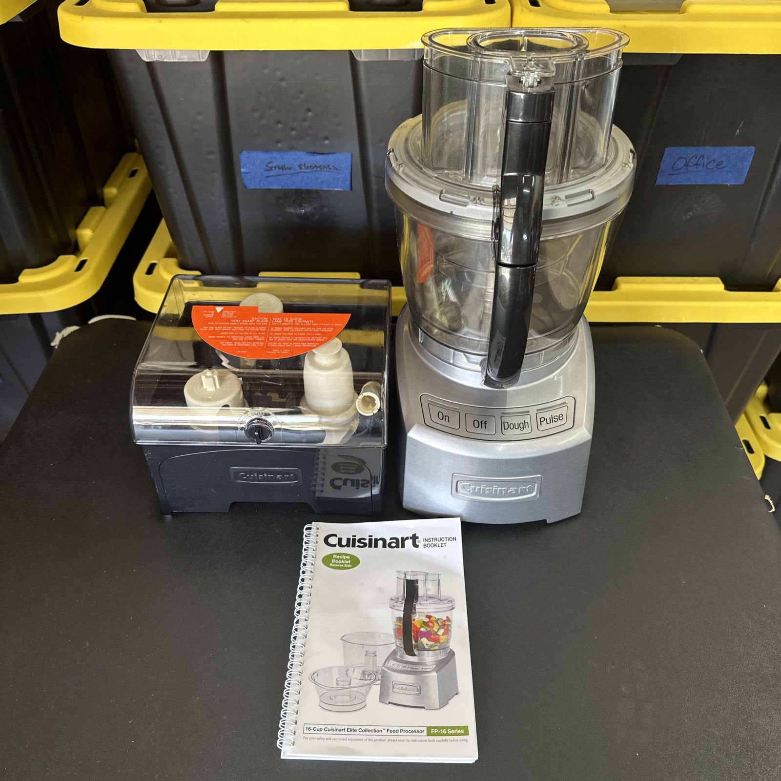 CUISINART Elite Diecast FP-16DC Elite 16 Cup Food Processor * EUC