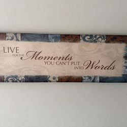Wall Quote Canvas