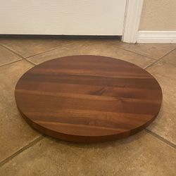 Mahogany Wood Lazy Susan