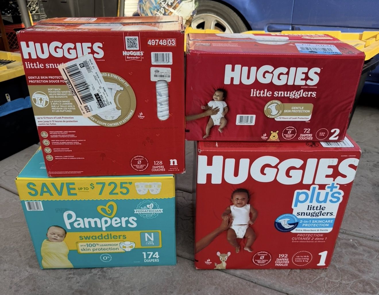 Huggies/Pampers Brand Diapers