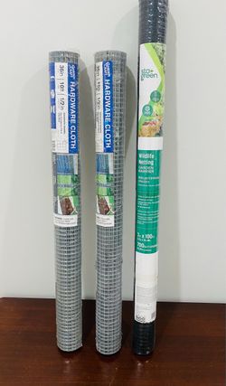 Galvanized Steel Hardware Cloth & Wildlife Netting/Garden Barrier