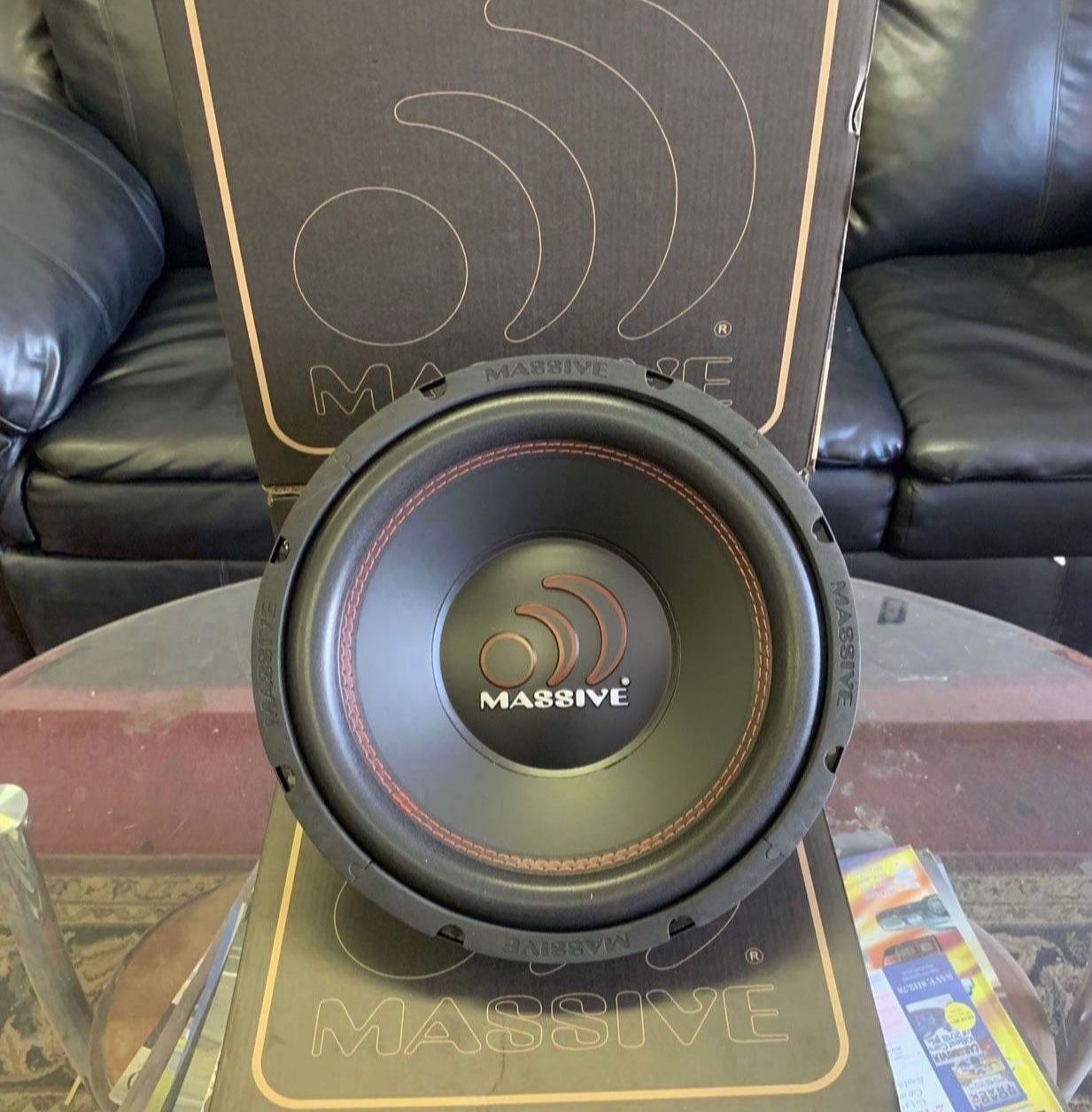 Massive Audio Car Audio 12 Inch Car Stereo Subwoofers . New Years Flash Sale . $85 A Pair While They Last . New