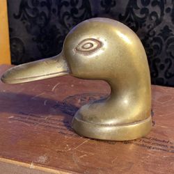Vintage Mid Century Brass Duck Bottle Opener