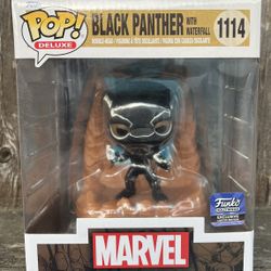 Funko Pop Deluxe Black Panther With Waterfall 1114
