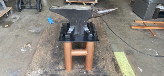 Peter Wright 1-1-20 Blacksmith Anvil on Base