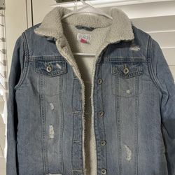 Sherpa Jean Jacket From Childrens Place Size 14/16