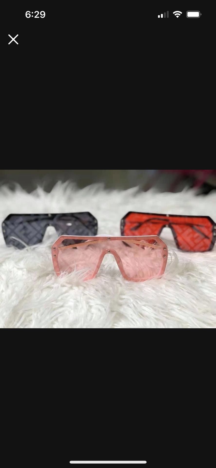 Red Fendi Sunglasses