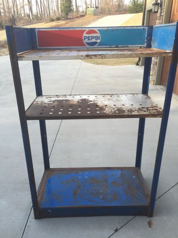 Vintage Metal Pepsi Display Rack
