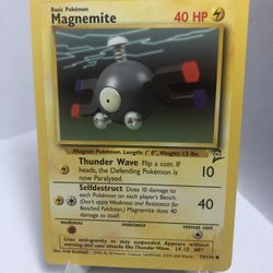Pokemon Base Set 2 Magnemite Card #79