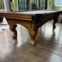 Pool Table 8ft- Free Pro Delivery- New Felt