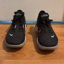 9 W  Nike LeBron James 16 Low “Soundtrack” Black Gold Pink Red Basketball Shoes