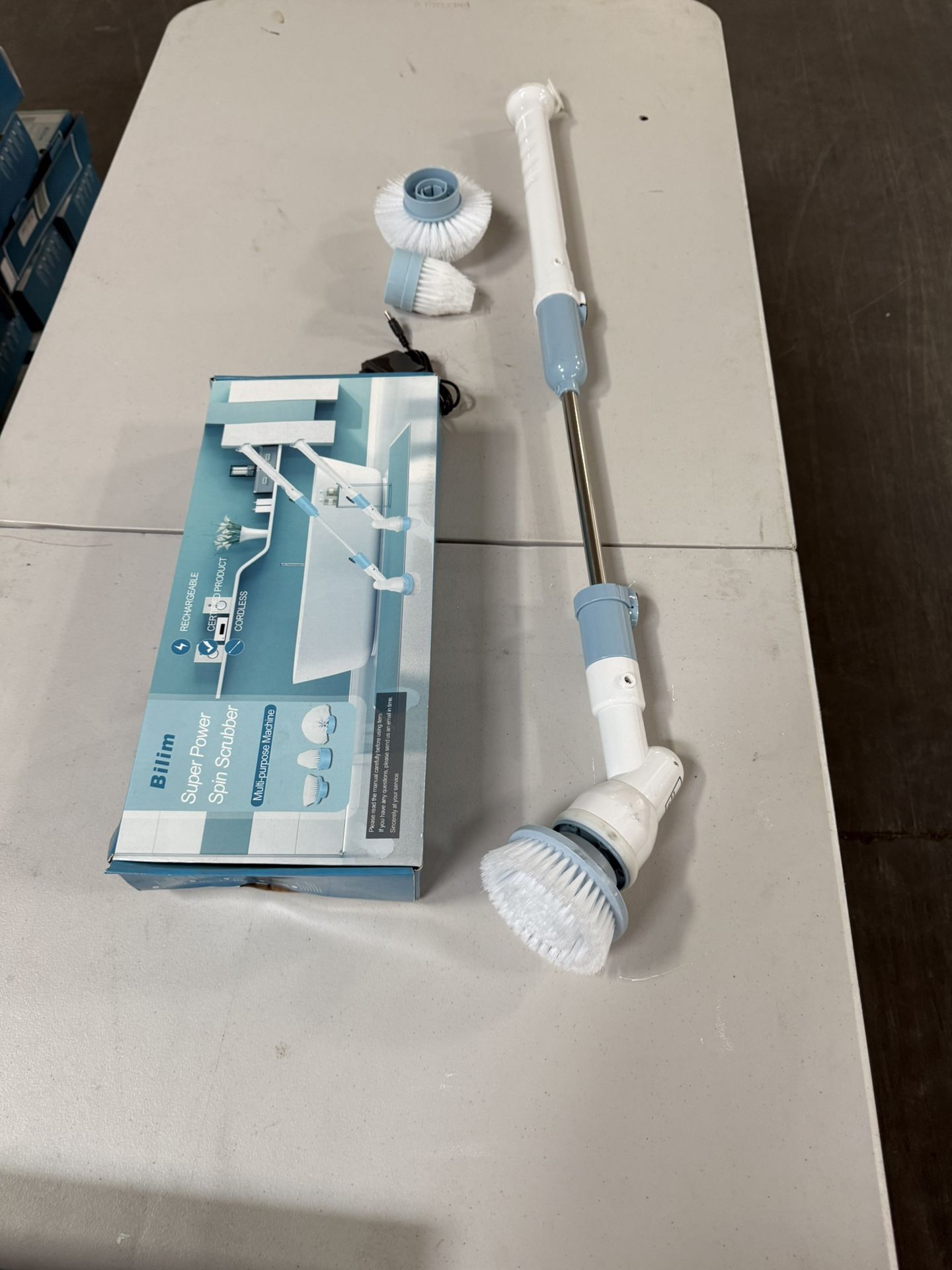 Power Spinner Cleaning Brush Wireless New Nuevo