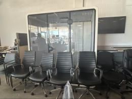 Flexi Pod – 4 Person Acoustic Privacy Booth, White, Excellent Condition