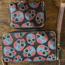 Matching Skully Wallet & Mini Wallet!