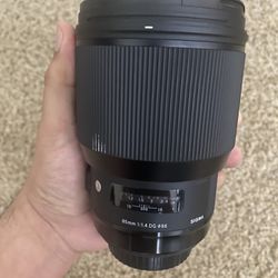 Sigma 85mm 1.4 For Canon