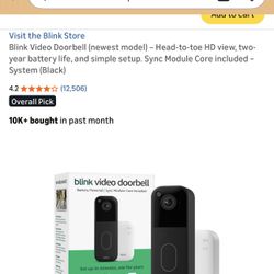 Blink Video Doorbell (newest model) 