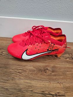 New Nike Zoom Mercurial Vapor 15 MDS Elite FG ‘Light Crimson’ Mens Sz 5 FD1165-600 Soccer Cleats