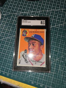 1954 Topps Henry Aaron #128 SGC 8