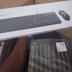 Keyboard, Mouse And Mouse Pad