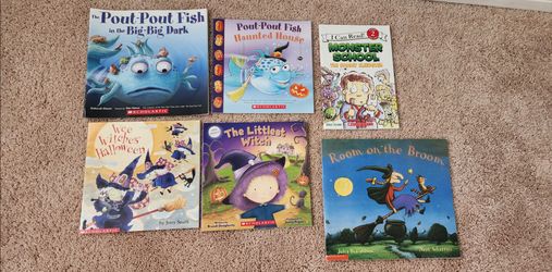 Kids Halloween themed books set of 6