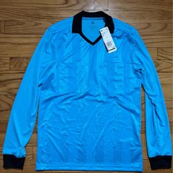 Adidas Climalite Referee 18 Long Sleeved V-Neck Jersey Men’s Sz small New!