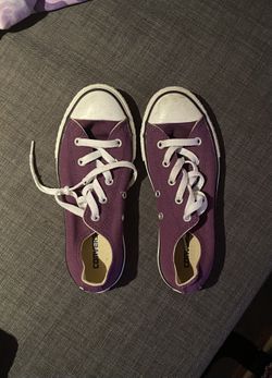 Purple Converse All Star Shoes