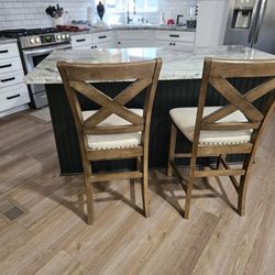 24.5" Upholstered Barstools 