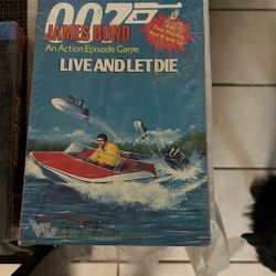 1985 O07 James Bond Live And Let Die Game New