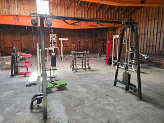 Maxicam cable crossover gym equipment exercise fitness weight machine