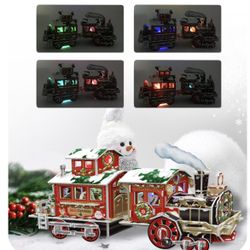 Two Boxes Christmas Puzzle With Light 