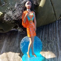 Vintage 1994 Mattel Barbie #2 Jewel & Glitter Shani McDonald's Toy