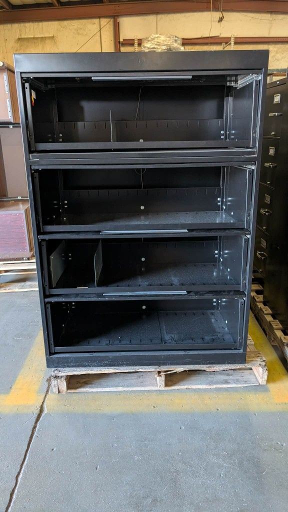 Receding Drawer Lateral File Cabinet