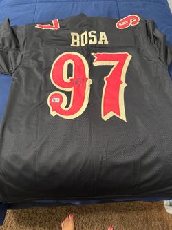 Lucky box signed 49ers jersey