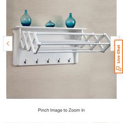 New Wall Mount Accordion Drying Rack