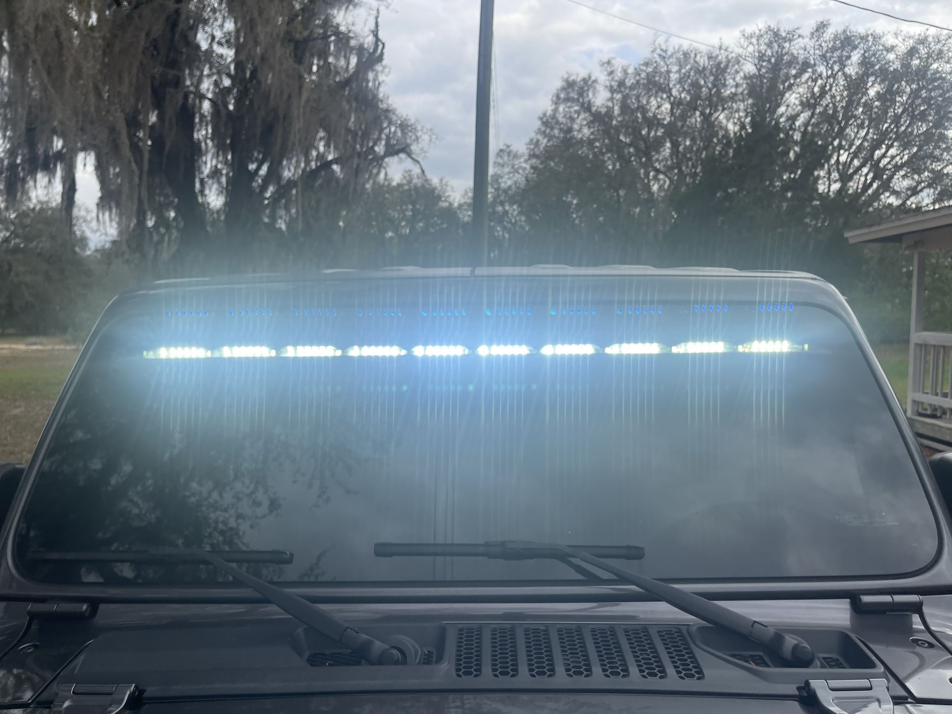 LED Interior Mount 50” Stealth Light Bar for 18-23 Jeep Wrangler JL & Gladiator JT