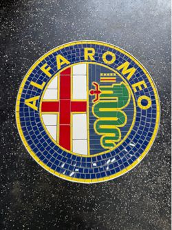 Alfa Romeo sign mosaic