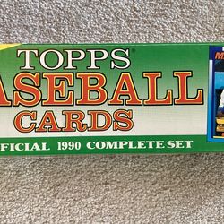 1990 Topps Baseball Cards Complete Set. 