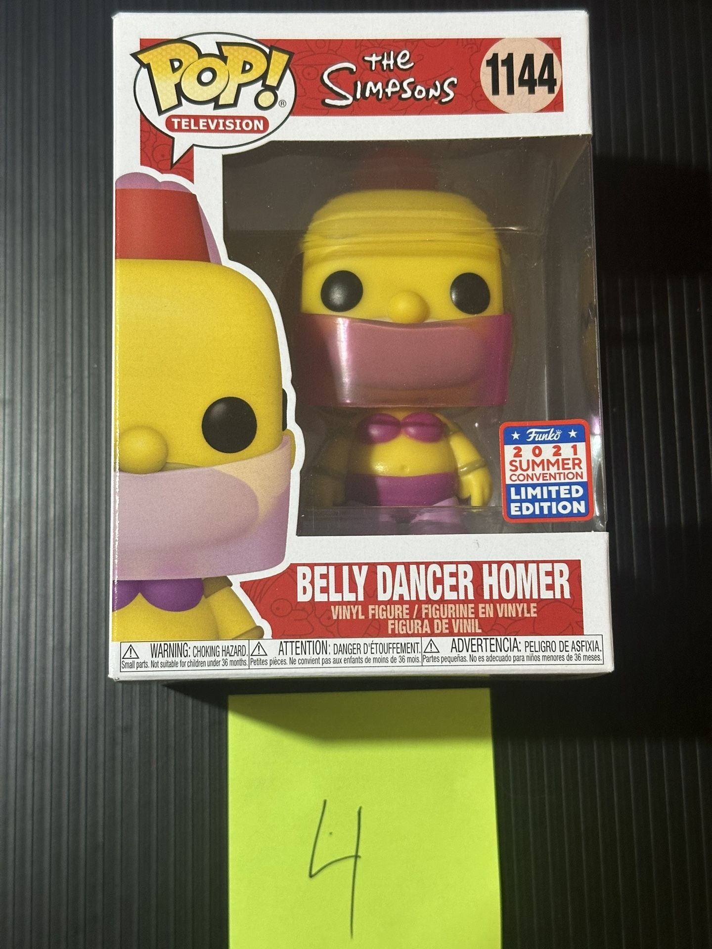 Funko pop Belly Dancer Homer #1144