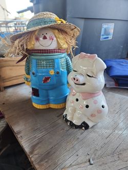 Vintage Pig And Cookie Jar