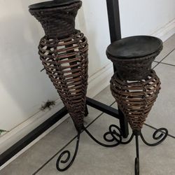 Two Candles Holder 
