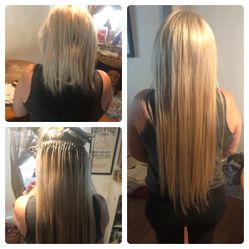 Micro bead hair extensions