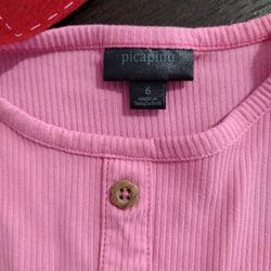 Pink and Jean Skirt For Girls 