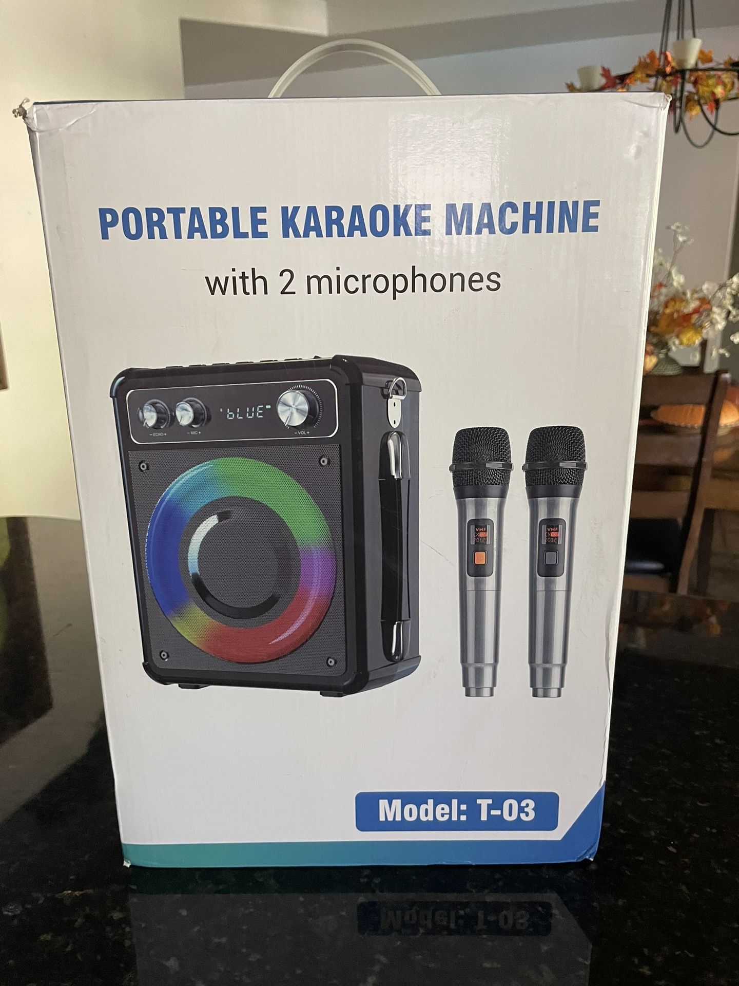 PORTABLE KARAOKE MACHINE!