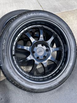 22” KMC Black Wheels