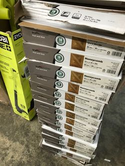 Peel stick flooring only $20 a box