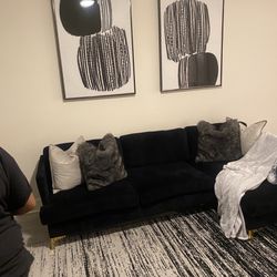 Black Sectional